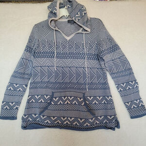 Women's Belle by Bellini Hoodie Sweater M Blue